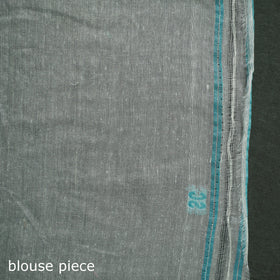 Silk cotton dhakai jamdani saree 18 - handcrafted