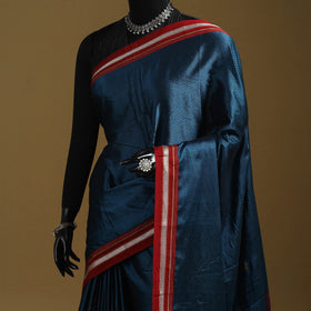 Silk cotton khun saree with ilkal pallu chikki paras border