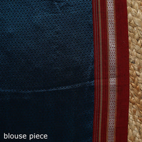 Silk cotton khun saree with ilkal pallu chikki paras border