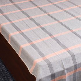 Blue - single handloom cotton bed sheet (90 x 60 in) 114