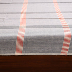 Blue - single handloom cotton bed sheet (90 x 60 in) 114