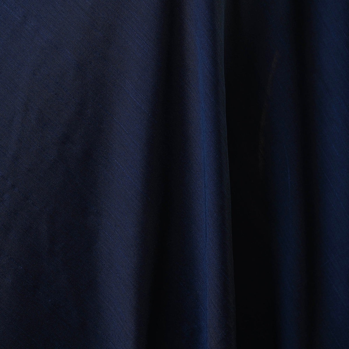 Blue - Slub Silk Plain Fabric 03