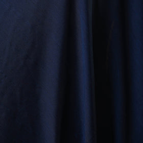 Blue - Slub Silk Plain Fabric 03