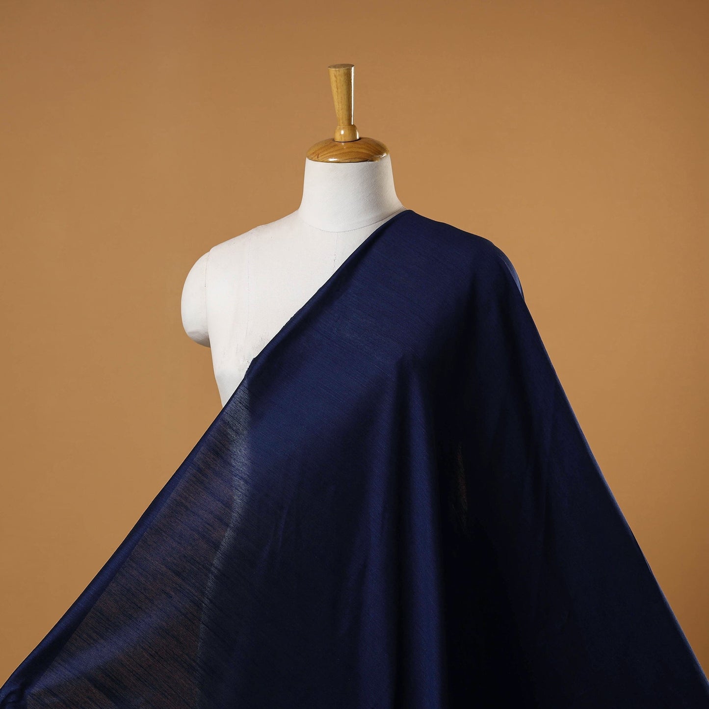 Slub silk plain fabric 10 - handcrafted