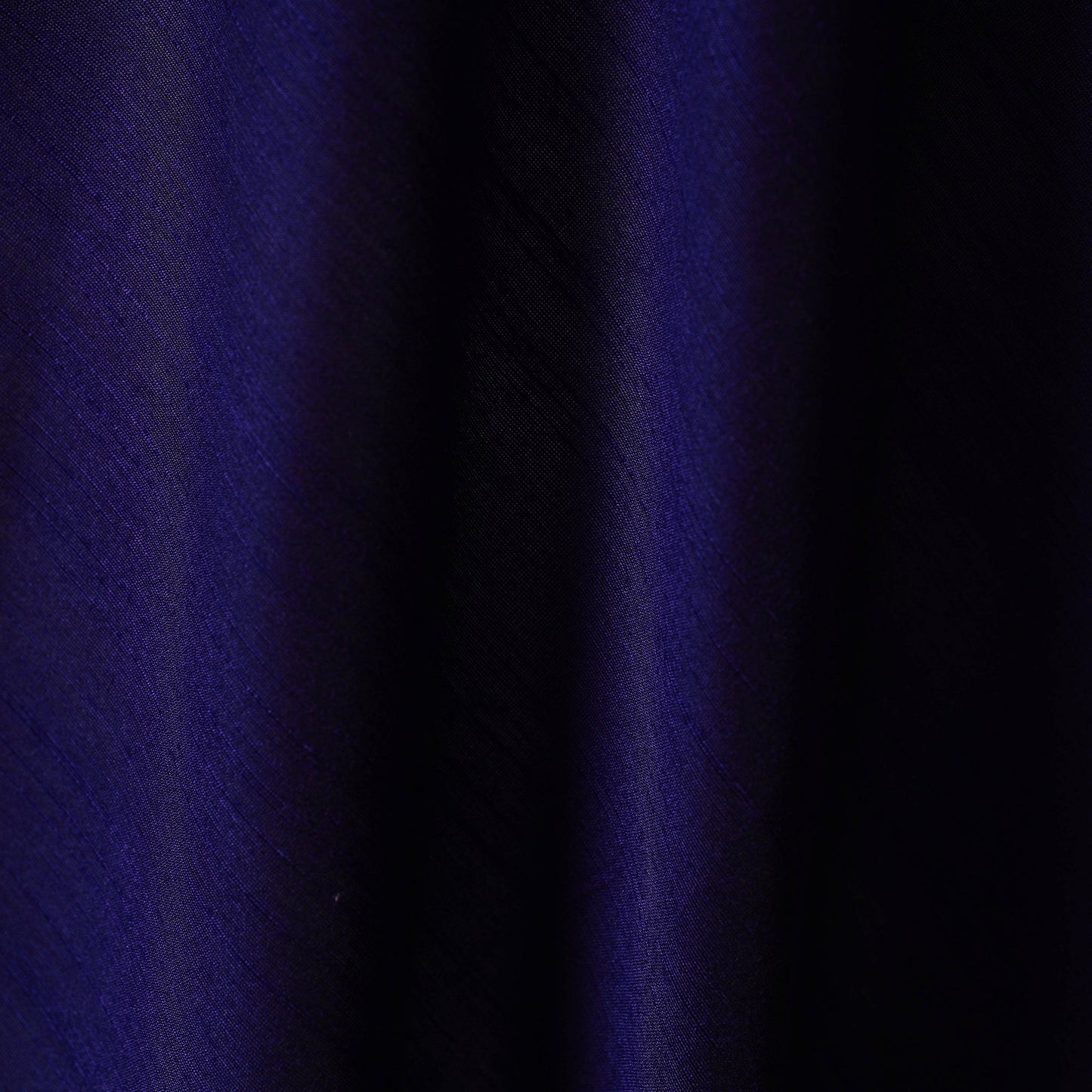 Blue - slub silk plain fabric 13 - handcrafted