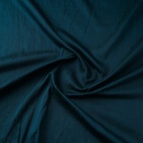 Blue - slub silk plain fabric 13 - handcrafted