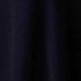 Blue - slub silk plain fabric 14 - handcrafted