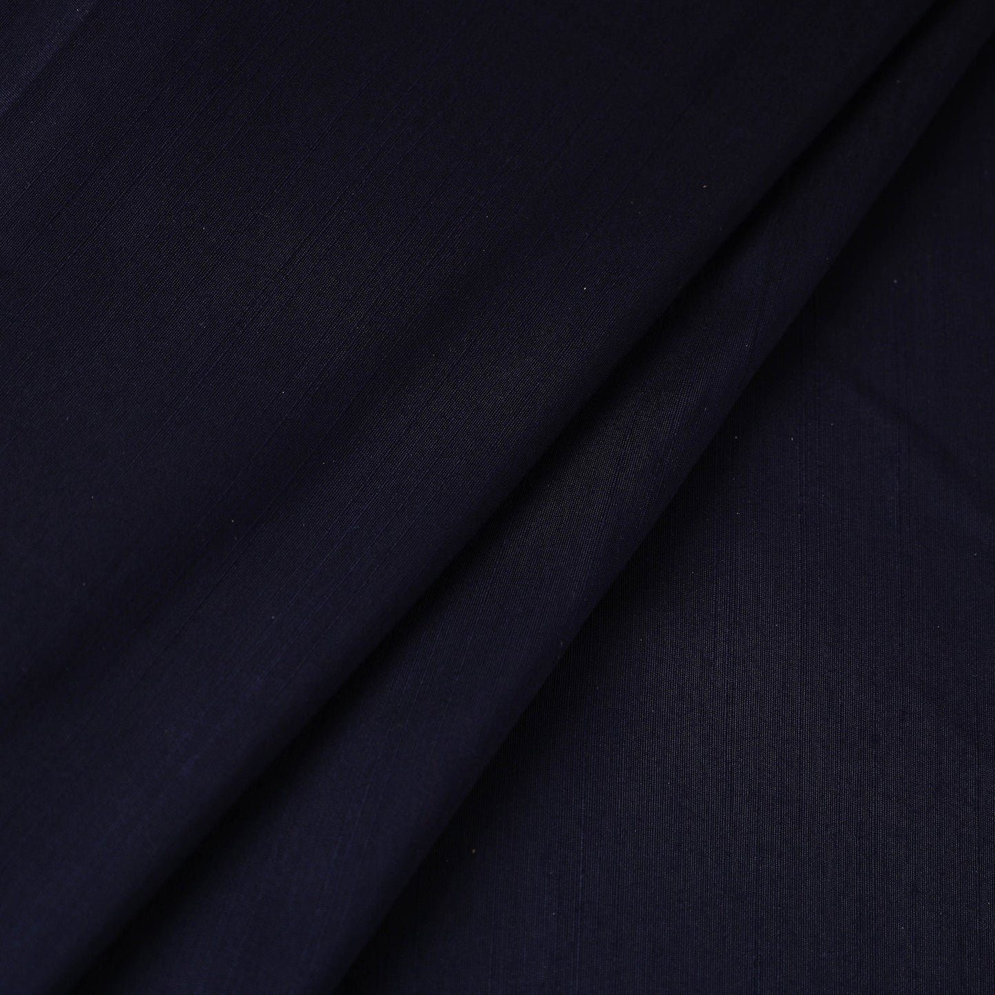 Blue Slub Silk Plain Fabric 