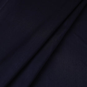 Blue Slub Silk Plain Fabric 