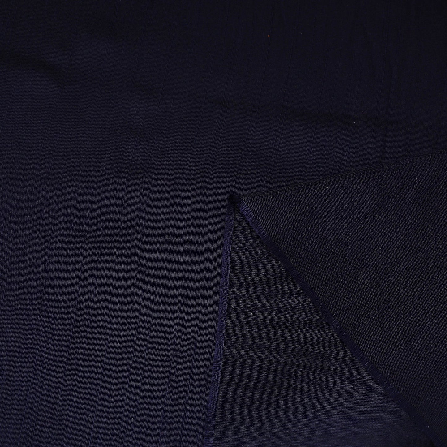 Blue Slub Silk Plain Fabric 