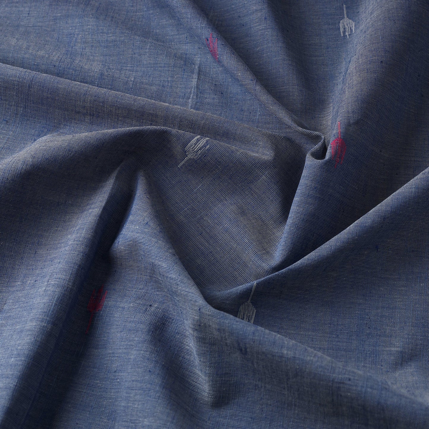 Buy Srikakulam Jamdani Buti Pure Handloom Cotton Fabric 08 Online at iTokri.com