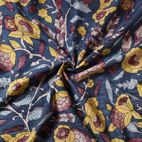 Buy Srikalahasti Kalamkari Pen Work Chanderi Silk Fabric