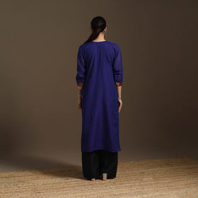 Straight cotton dharwad kurta 06 - handcrafted