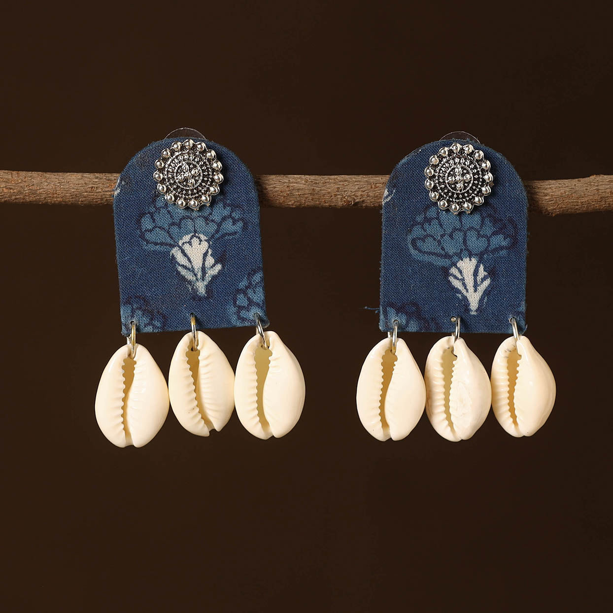  Suhani Fabart Shell Work Earrings 