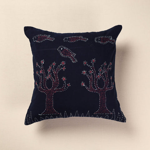  Tagai Work Cotton Cushion Cover (16 x 16 in) 