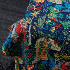 Buy Tagai Work Jaipur Hand Block Printed Cotton Double Bed Cover Online at iTokri.com