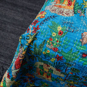 kantha double bed cover