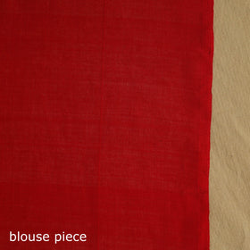 Blue - Telia Rumal Handloom Cotton Pochampally Double Ikat Saree 16