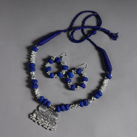  Thread Beads Handmade German Silver Necklace Set