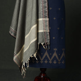 Thread buti cotton 2pc unstitched dress material