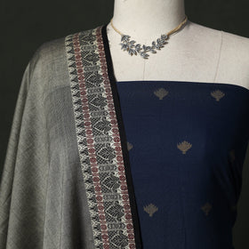 Thread buti cotton 2pc unstitched dress material