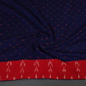 Blue Tie-Dye Cotton Bandhani Blouse Piece