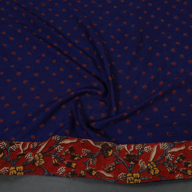 Blue Tie-Dye Cotton Bandhani Blouse Piece