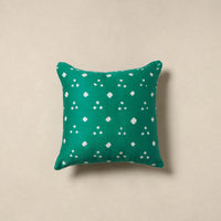 Blue - tie & dye cotton bandhani cushion cover 37