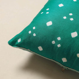 Blue - tie & dye cotton bandhani cushion cover 37