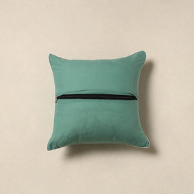 Blue - tie & dye cotton bandhani cushion cover 37