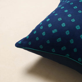 Blue - tie & dye cotton bandhani cushion cover 42