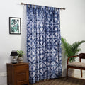 Tie & Dye Cotton Shibori Curtain for Door (Set of 2) 
