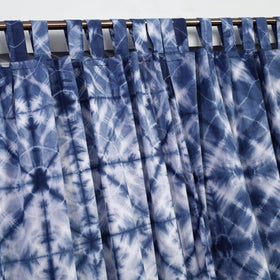  Tie & Dye Cotton Shibori Curtain for Door (Set of 2) 