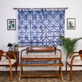Tie & Dye Cotton Shibori Curtain for Window (Set of 2)
