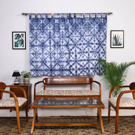 Tie & Dye Cotton Shibori Curtain for Window (Set of 2)