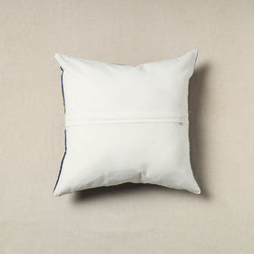 Buy Blue Tie & Dye Cotton Shibori Cushion Cover