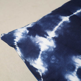 Blue Tie & Dye Cotton Shibori Cushion Cover