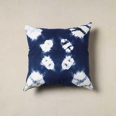 Blue - Tie & Dye Cotton Shibori Cushion Cover 10
