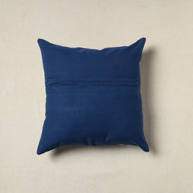 Blue - tie & dye cotton shibori cushion cover 11
