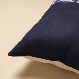 Blue Tie & Dye Cotton Shibori Cushion Cover
