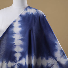 Black - tie-dye cotton shibori fabric 04 - handcrafted