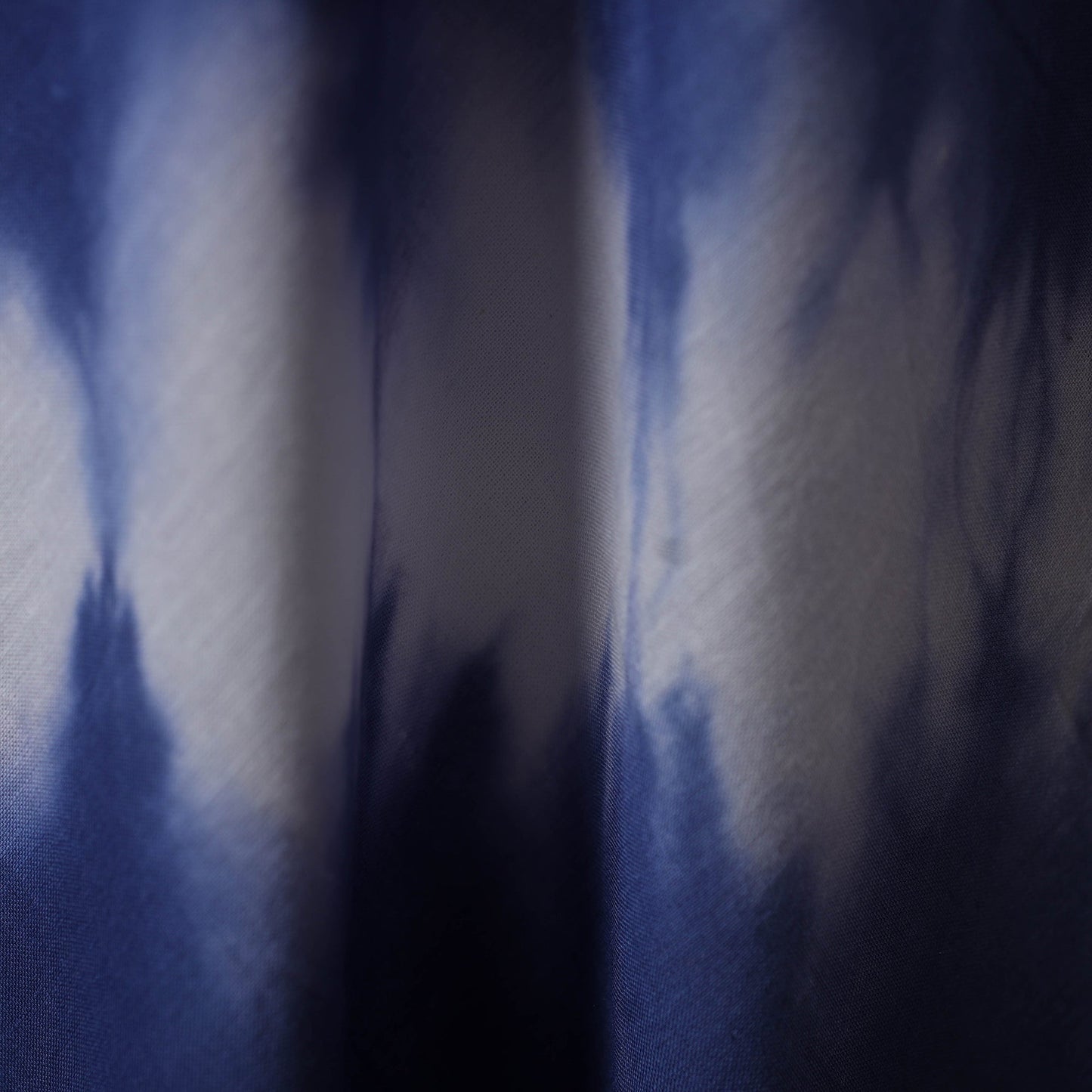 Black - tie-dye cotton shibori fabric 04 - handcrafted