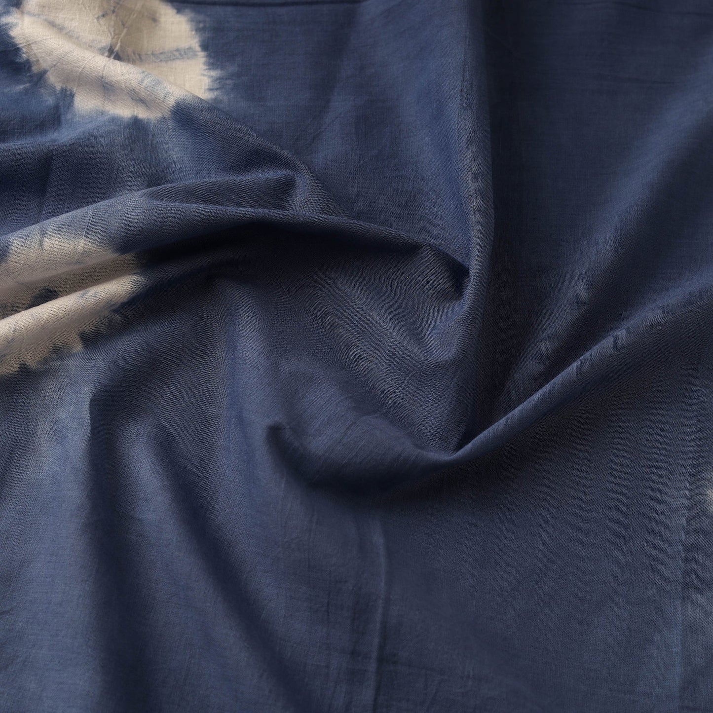  Blue Tie-Dye Cotton Shibori Fabric 