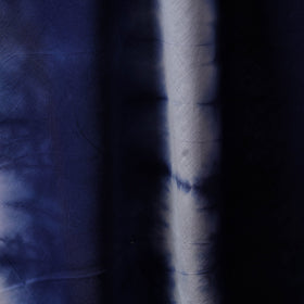 Black - tie-dye cotton shibori fabric 08 - handcrafted