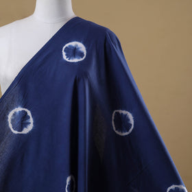 Black - tie-dye cotton shibori fabric 10 - handcrafted