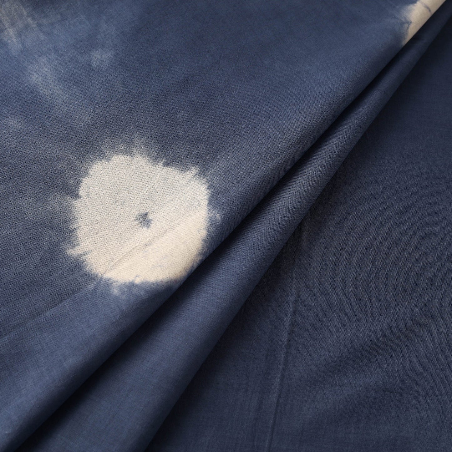 Blue Tie-Dye Cotton Shibori Fabric 