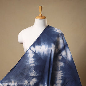 Buy Blue Tie-Dye Cotton Shibori Fabric Online