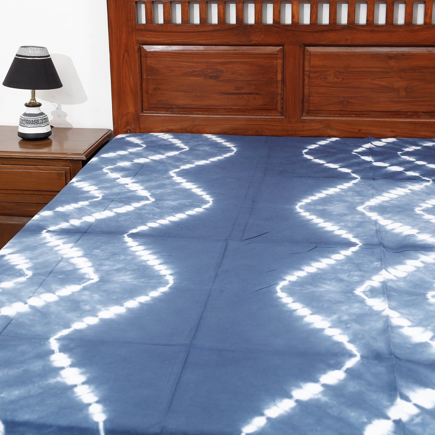 Buy Tie & Dye Cotton Single Shibori Bed Sheet