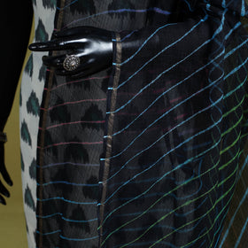 Blue - tie-dye kota doria cotton leheriya dupatta 04