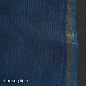 Tie-dye kota doria cotton leheriya saree 12 - handcrafted